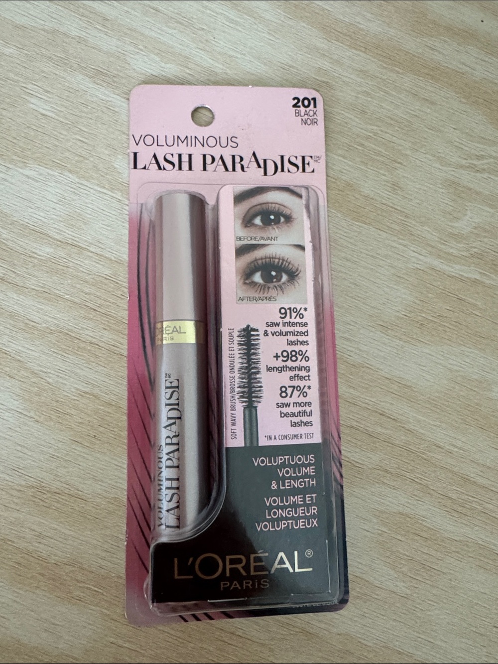 L'Oreal Voluminous Lash Paradise Mascara - Black